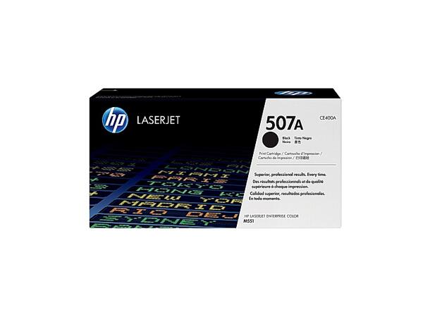 Toner HP 507 CE400A 5.5K sort Pro 500 | MFP M570dn 
